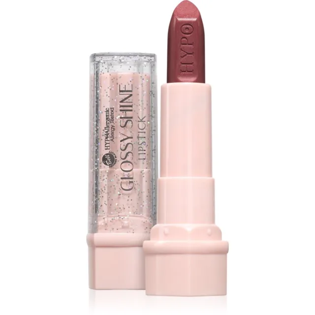 Bell HYPOallergenic Glossy Shine hydratační lesklá rtěnka odstín 03 Wine Mist 4 g