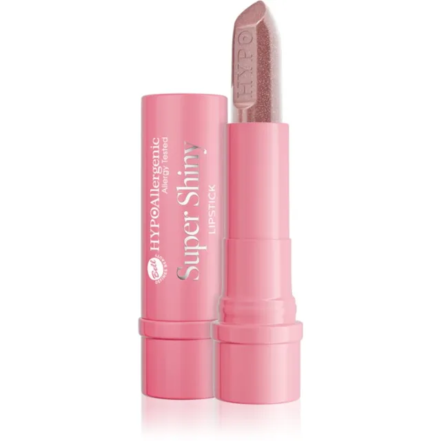 Bell HYPOallergenic Super Shiny Lipstick hydratační lesklá rtěnka odstín 001 Charming Nude 4.2 g