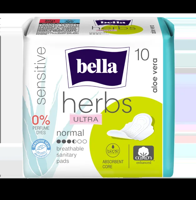 Bella Herbs Aloe Vera Normal hygienické vložky 10 ks