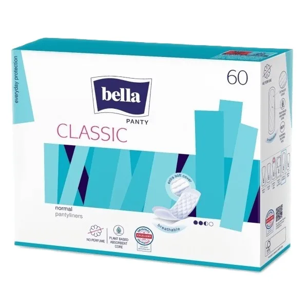 Bella Panty Classic slipové vložky normal 60ks