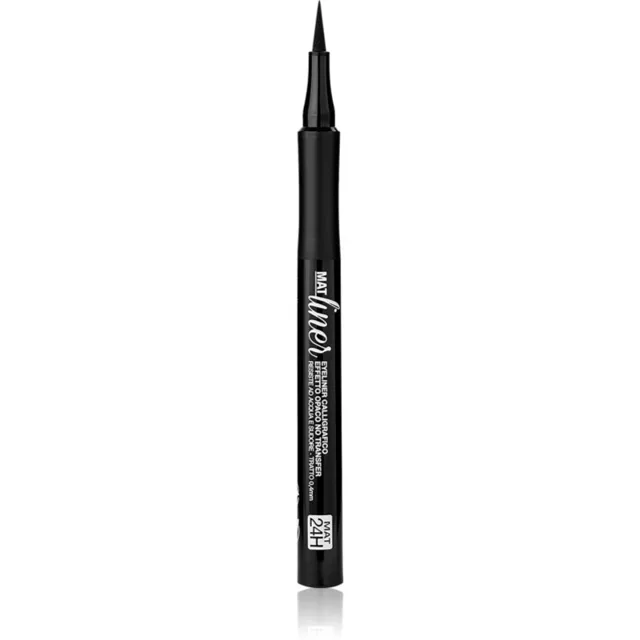 bellaoggi Mat Liner linka na oči ve fixu s matným efektem odstín Velvety Black 1.2 ml