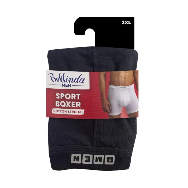 Bellinda Pánské bavlněné boxerky Sport vel. 3XL 1 ks černé