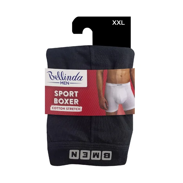 Bellinda Pánské bavlněné boxerky Sport vel. XXL 1 ks černé
