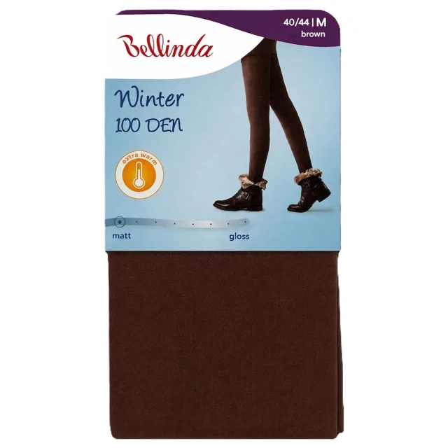 Bellinda Winter 100 DEN vel. 44 dámské teplé punčochové kalhoty