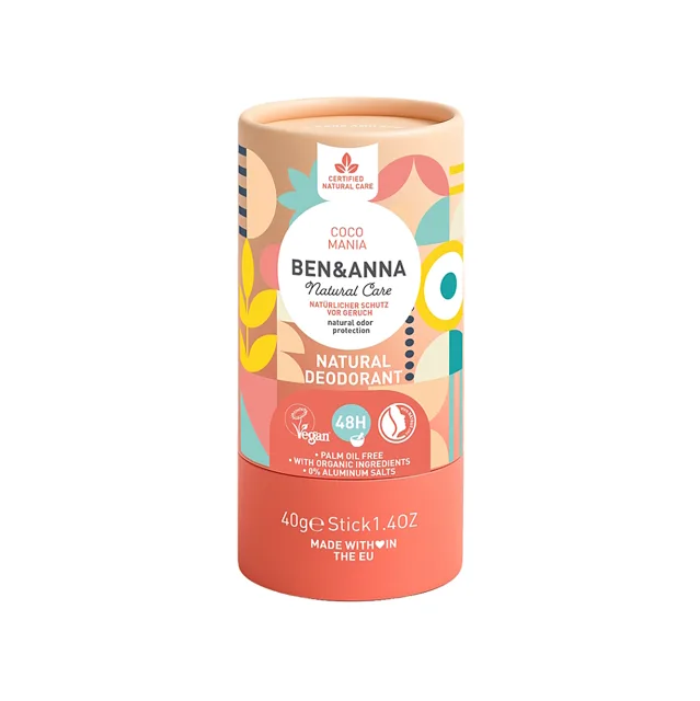 BEN & ANNA Tuhý deodorant Coco Mania 40 g