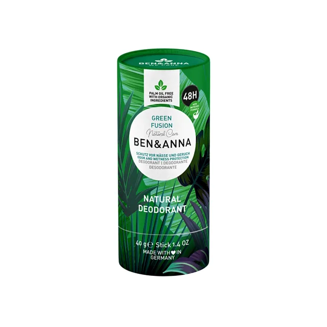 BEN & ANNA Tuhý deodorant Green Fusion 40 g