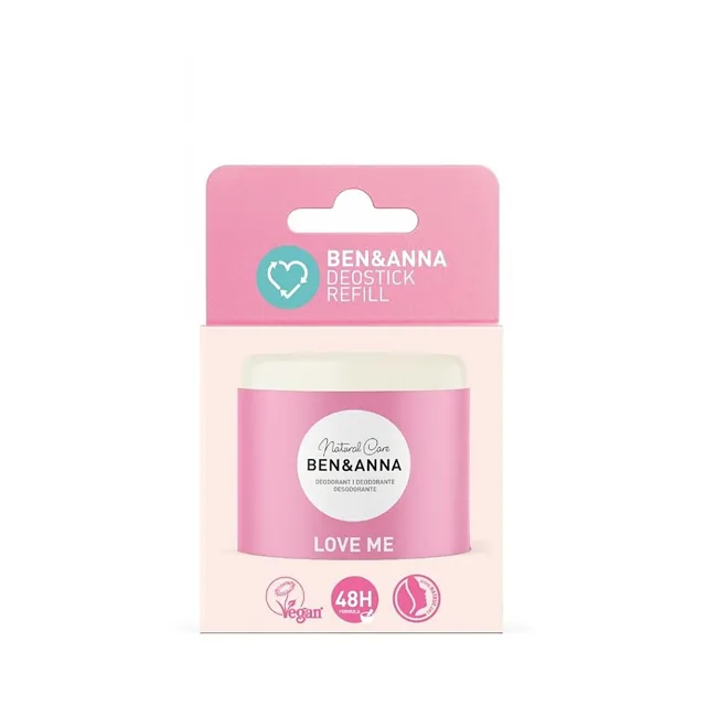 BEN & ANNA Tuhý deodorant náplň refill Love Me 40 g