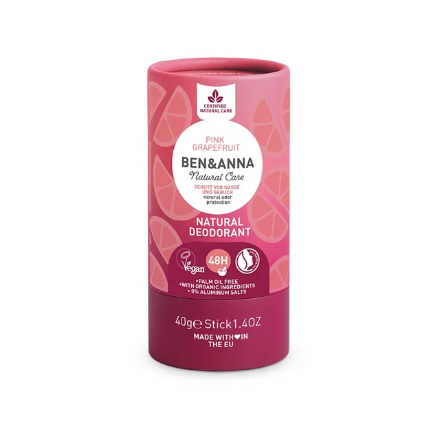 BEN & ANNA Tuhý deodorant Pink Grapefruit 40 g