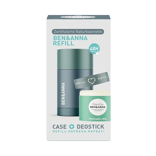 BEN & ANNA Tuhý deodorant refill stick Persian Lime 40 g