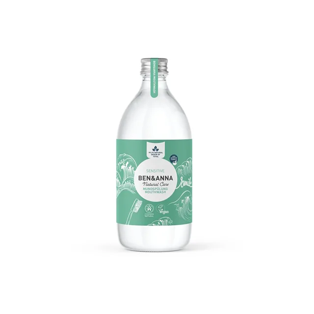 BEN&ANNA Ústní voda pro citlivé zuby Sensitive 500 ml