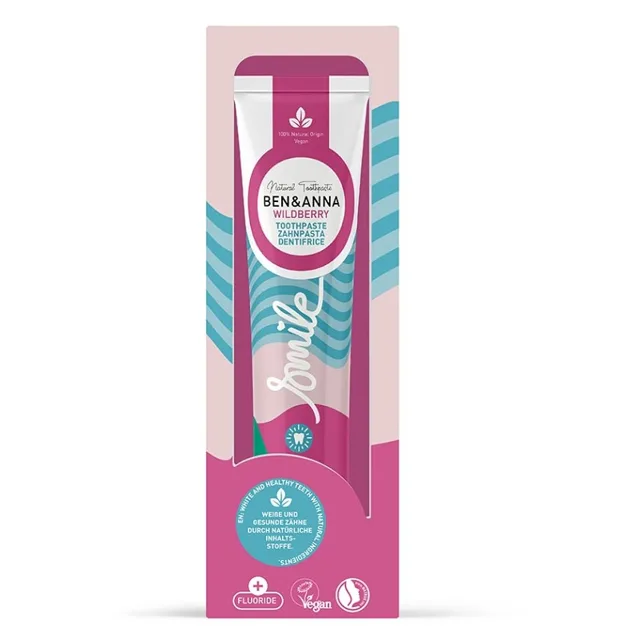 BEN & ANNA Wild Berry Zubní pasta 75 ml