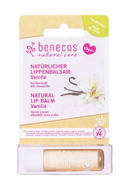 Benecos - Balzám na rty Vanilka BIO, VEG
