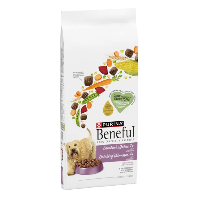 Beneful - Šťastné roky 7+ granule 7-12 kg kuře - 12 kg
