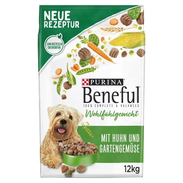 Beneful zdravá váha granule kuře - Výhodné balení: 2 x 12 kg