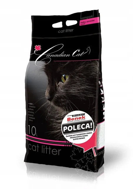 BENEK Canadian Cat Baby Powder 10 l Protect Bentonitové stelivo