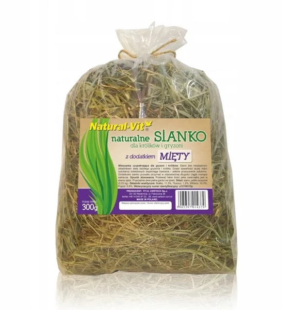 BENEK Natural-Vit seno s mátou 300 g