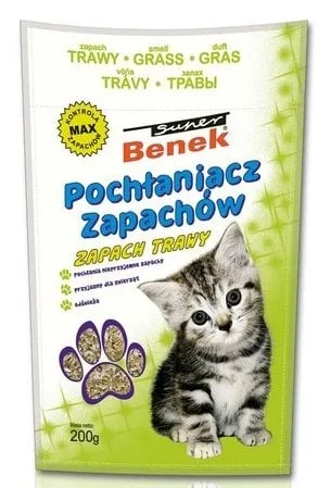 BENEK Sanitizér/Pohlcovač zápachů s vůní trávy 200 g