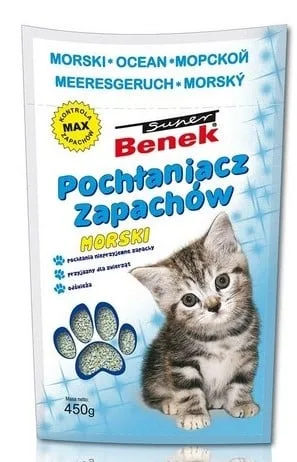 BENEK Sanitizér/Pohlcovač zápachů tyrkysové 450 g