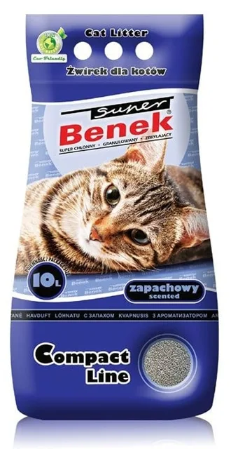 BENEK Super Compact Bentonitové stelivo mořský vánek 10l