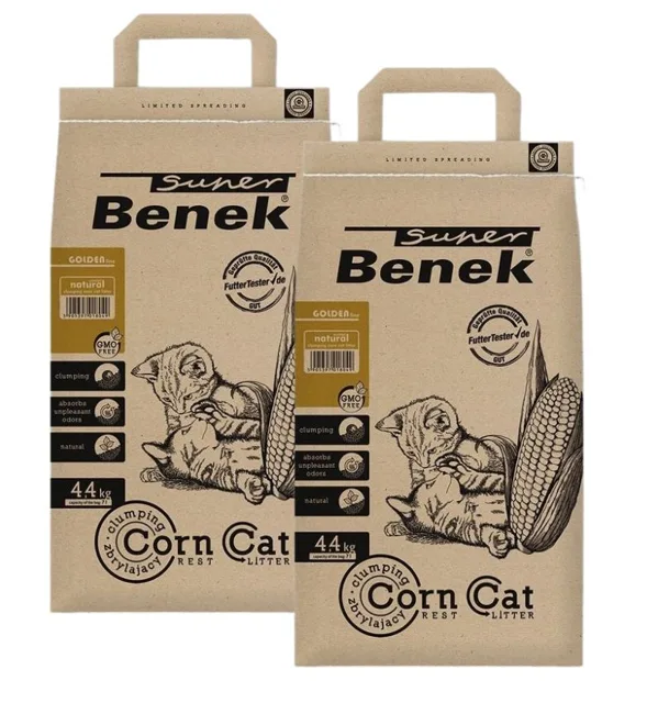 BENEK Super Corn Cat Golden kukuřičné stelivo 2 x 7l