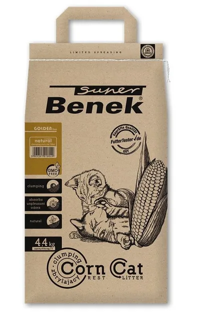 BENEK Super Corn Cat Golden kukuřičné stelivo 7 l 4,4 kg
