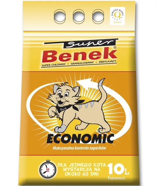 BENEK Super economic Bentonitové stelivo 10 L