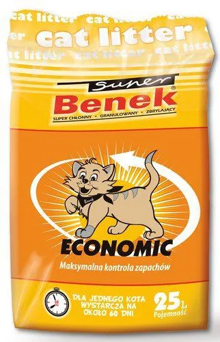 BENEK Super economic Bentonitové stelivo 25l