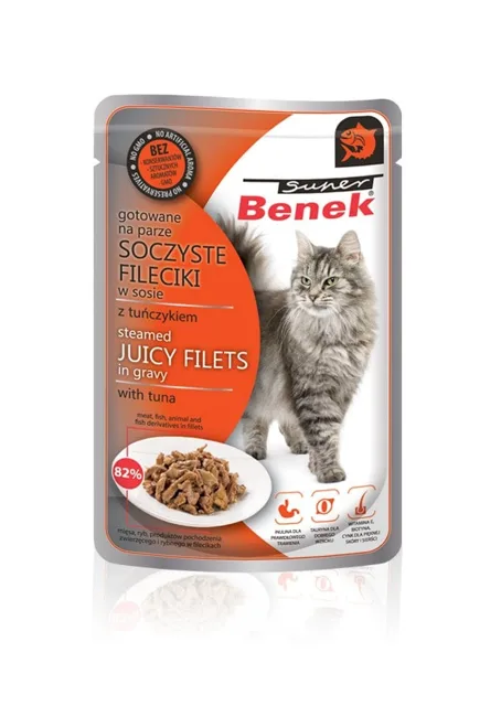 BENEK Super filé v omáčce s tuňákem 85 g