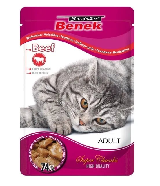 BENEK Super Hovězí kousky v omáčce 100g