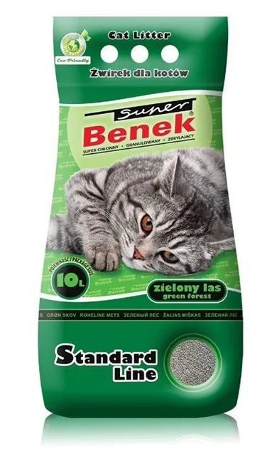 BENEK Super Kočkolit 10l zelený les