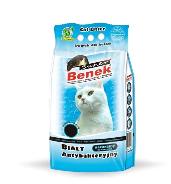 BENEK Super Kočkolit antibakteriální 5 L bílé