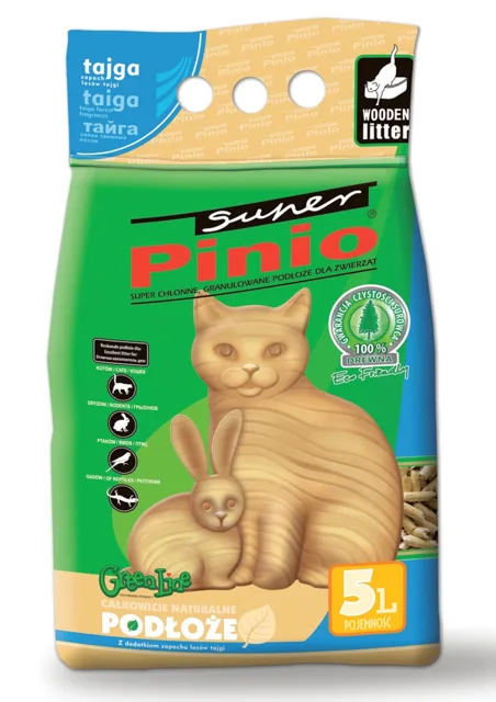 BENEK Super Pinio Dřěvěné stelivo Tajga 5l