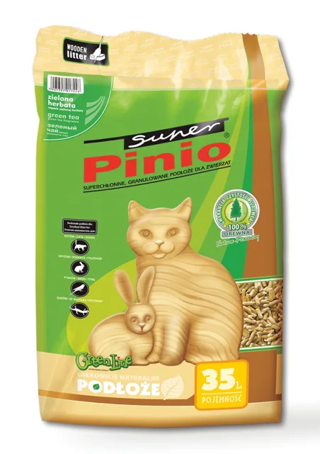 BENEK Super pinio granulát Zelený čaj 35 l
