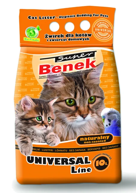 BENEK Super Universal Natural Bentonitové stelivo 10 l