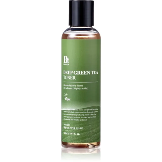 Benton Deep Green Tea hydratační pleťové tonikum se zeleným čajem 150 ml