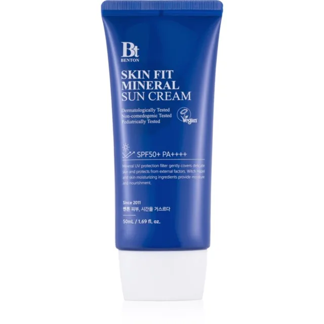 Benton Skin Fit Mineral minerální opalovací fluid na obličej SPF 50+ 50 ml