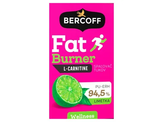 Bercoff Wellness spalovač tuků Pu-Erh s L-Carnitinem 15 ks
