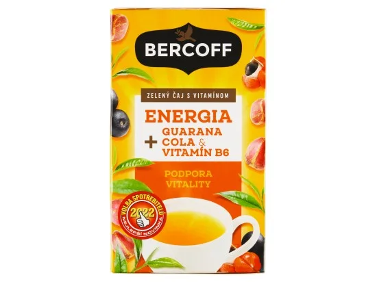 Bercoff zelený čaj s vitaminem B6 16 ks