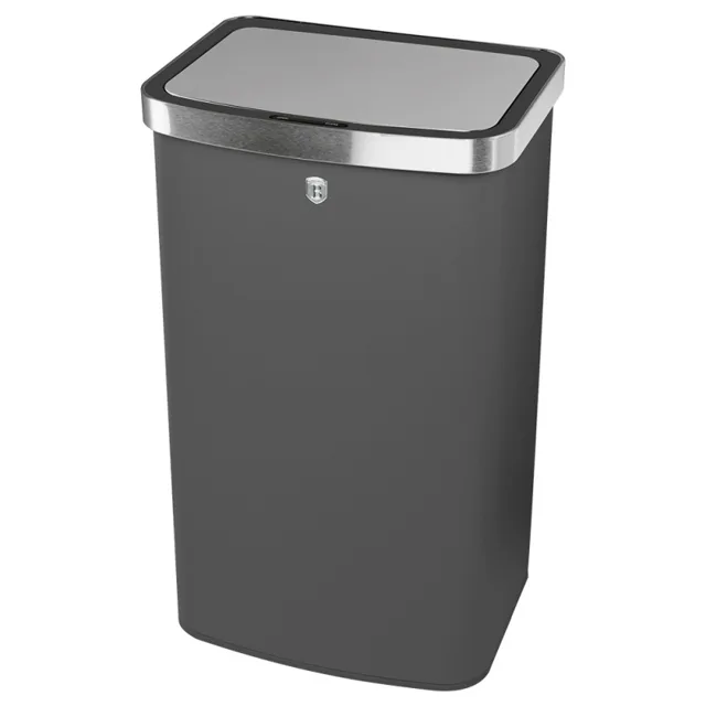 Berlingerhaus Bezdotykový odpadkový koš na senzor 60 l Antracit Collection