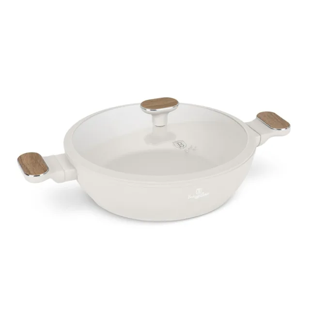 Berlingerhaus Pánev hluboká s titanovým povrchem a poklicí 28 cm Sahara Nordic Collection