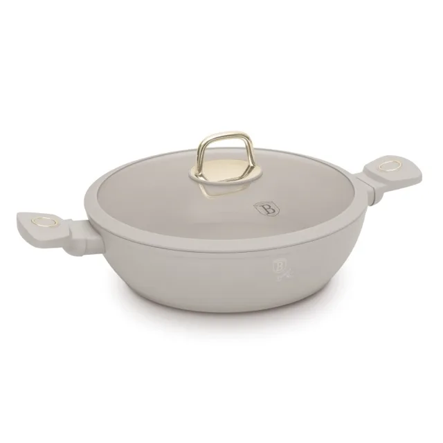 Berlingerhaus Pánev s titanovým povrchem a poklicí 28 cm Sahara Collection