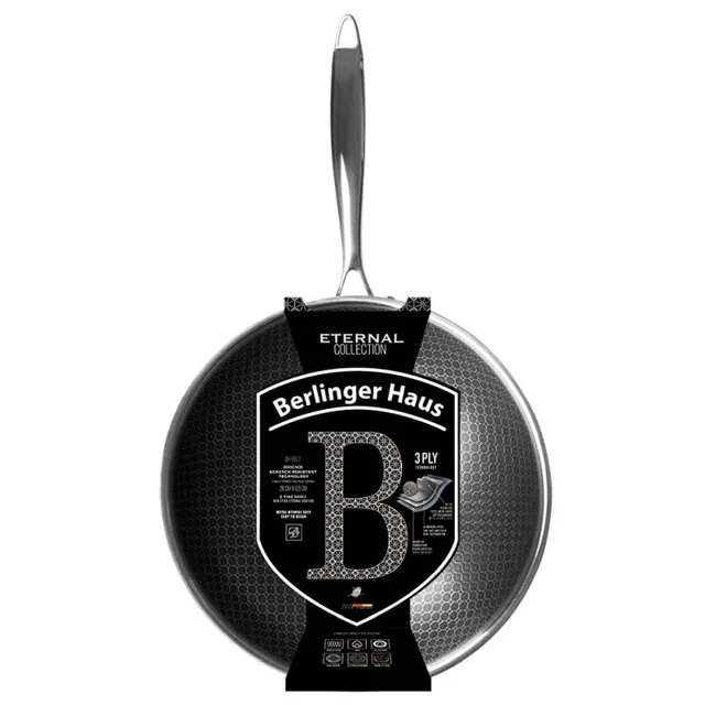 Berlingerhaus Pánev WOK s nepřilnavým povrchem 28 cm Eternal Collection