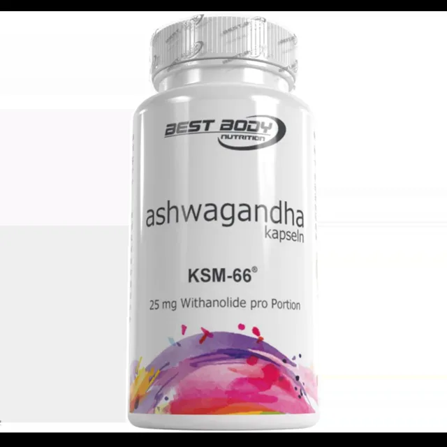 Best Body Ashwagandha KSM-66 - 60 kapslí