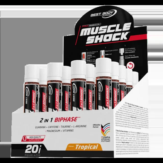 Best Body Professional Muscle shock 2in1 20 x 20ml - tropical