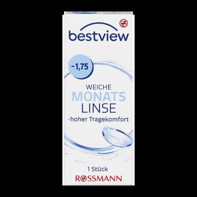 Best View Měsíční kontaktní čočky -1,75