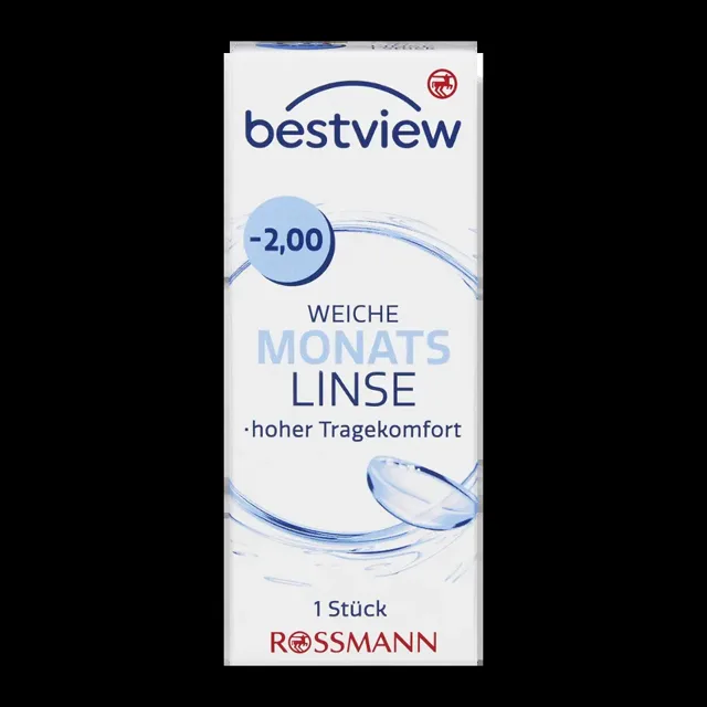 Best View Měsíční kontaktní čočky -2,00