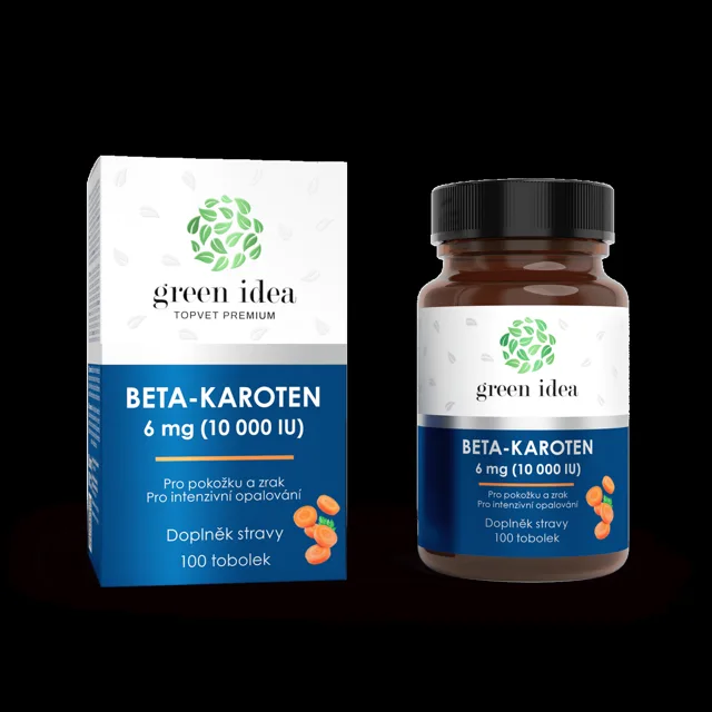 Beta-karoten – 100 kapslí – Green idea