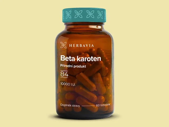Beta karoten - přírodní produkt- 60 tobolek