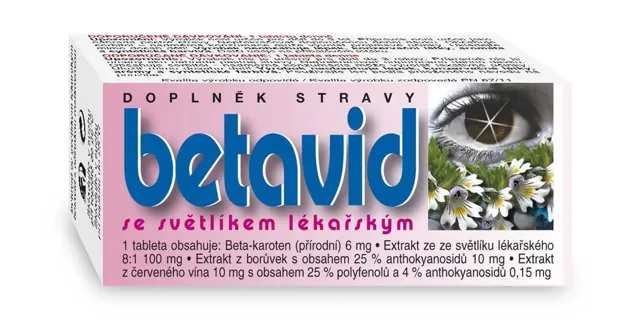 Betavid se světlíkem lékařským 60 tablet