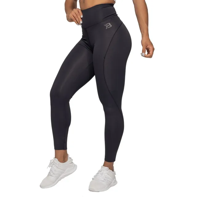Better Bodies Better Bodies Legíny High Waist Black Camo, S, černá